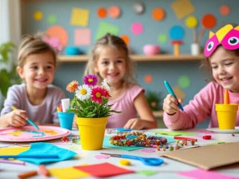 découvrez 5 idées de bricolages amusants et créatifs à réaliser avec vos enfants. des activités faciles, originales et ludiques pour stimuler l’imagination et passer de bons moments en famille.