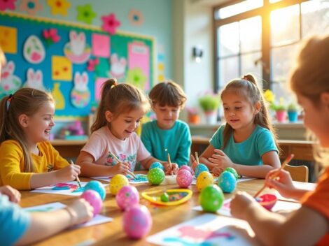 découvrez des idées de bricolage originales et ludiques pour un pâques créatif à l'école primaire. inspirez vos élèves avec des activités manuelles simples et amusantes à réaliser en classe !