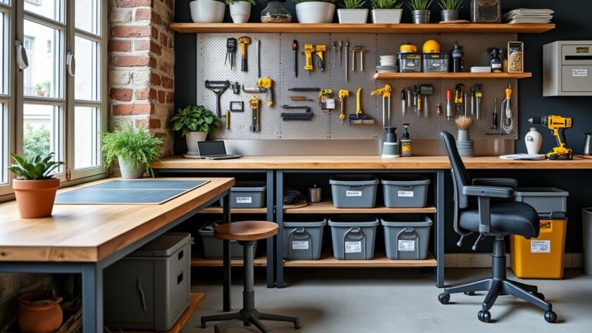 découvrez des conseils pratiques pour aménager efficacement votre espace de bricolage dans le 92100 et profitez d'un atelier organisé et fonctionnel.