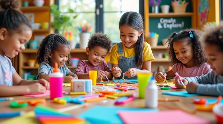 découvrez 5 projets de bricolage amusants adaptés aux enfants dès 5 ans pour stimuler leur créativité et s'amuser en toute sécurité.