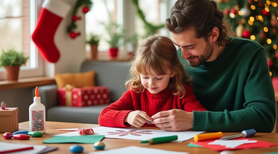 découvrez des idées de bricolage de noël simples et amusantes, parfaites pour réaliser des projets créatifs avec des enfants de 4 ans. activités faciles pour partager la magie des fêtes en famille.