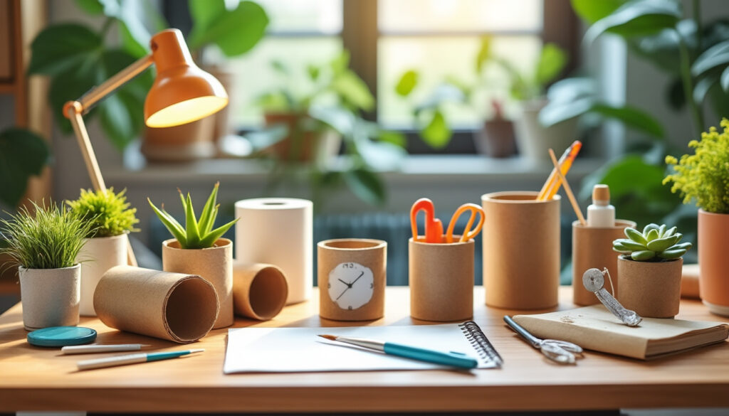 apprenez à transformer vos rouleaux de papier toilette usagés en objets pratiques et décoratifs grâce à des idées simples et créatives pour recycler et décorer votre intérieur.