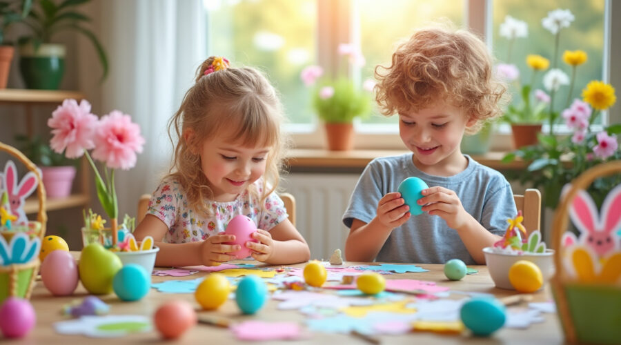 découvrez des activités créatives et ludiques pour bricoler avec vos enfants à l'occasion de pâques. idées faciles et amusantes pour célébrer en famille.